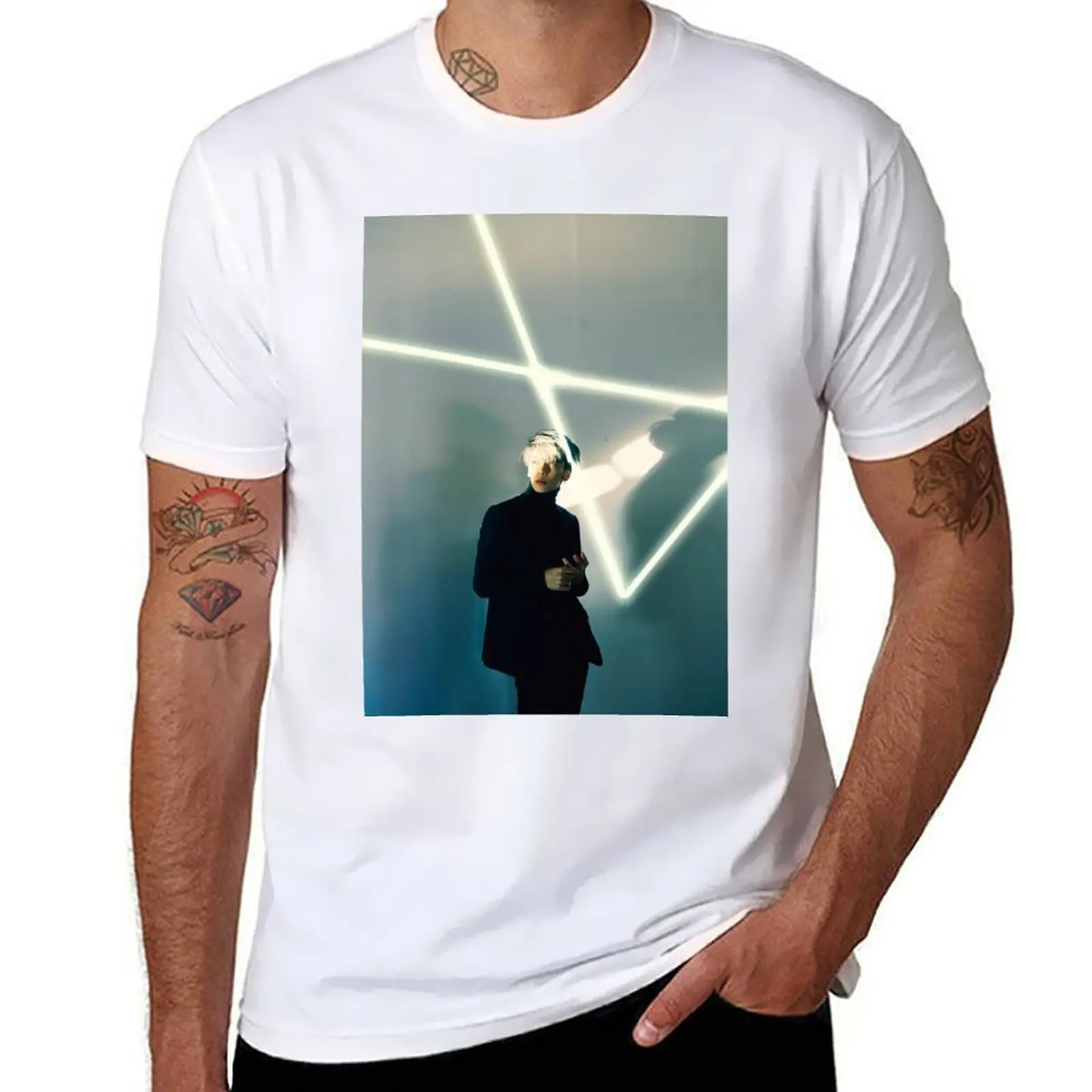 

SHINee JONGHYUN BASE T-Shirt man t shirt luxury t shirts designer T-Shirt