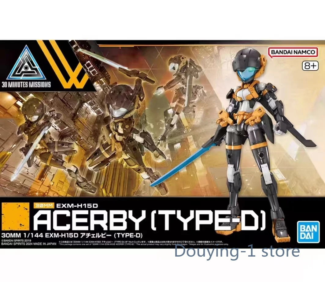 

Модель Bandai 30 MINUTES MISSIONS 1/144 EXM-H15D ACERBY (TYPE-D) Аниме Фигурки Модель Коллекция игрушек