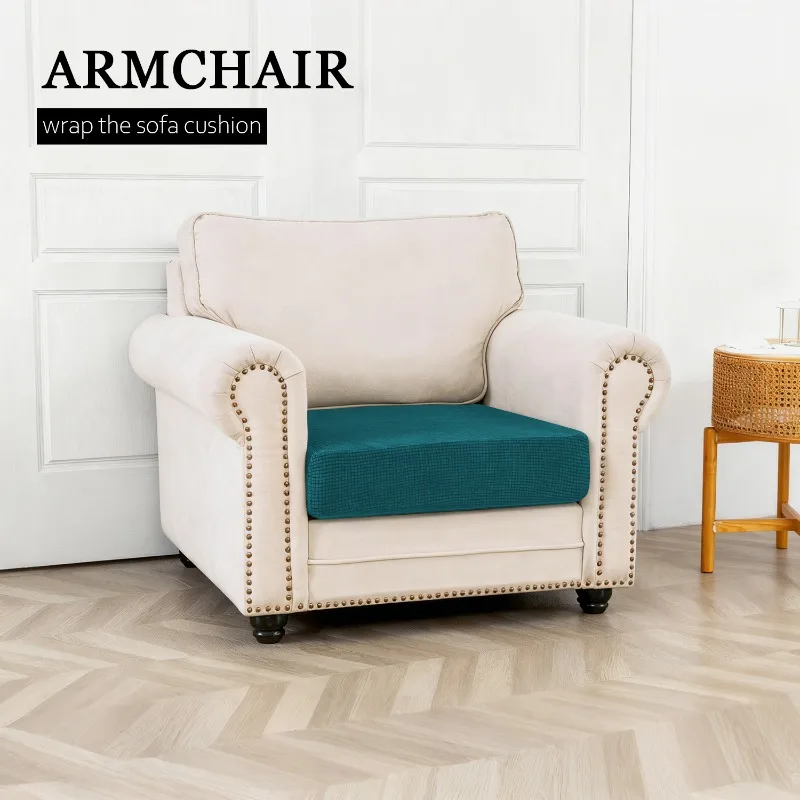 Couch Covers L Shape Sectional Elastic Jacquard Sofa Cover Stretch Slipcovers 1/2/3/4 Seat Jacquard Sofa Seat Cushion Cover