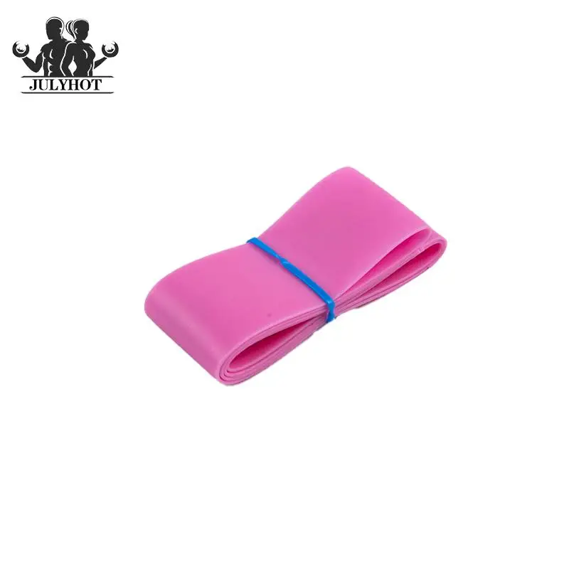 Kit de primeros auxilios de torniquete desechable de goma médica, cinturón elástico rosa, 10 piezas por juego