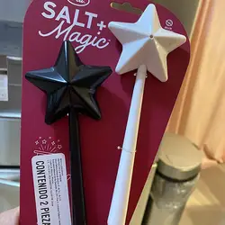 Funny Spices Shaker Set Magic Wands Refillable Salt And Pepper Dispenser Seasonings Spices Shakers With Holes Restaurant Dining
