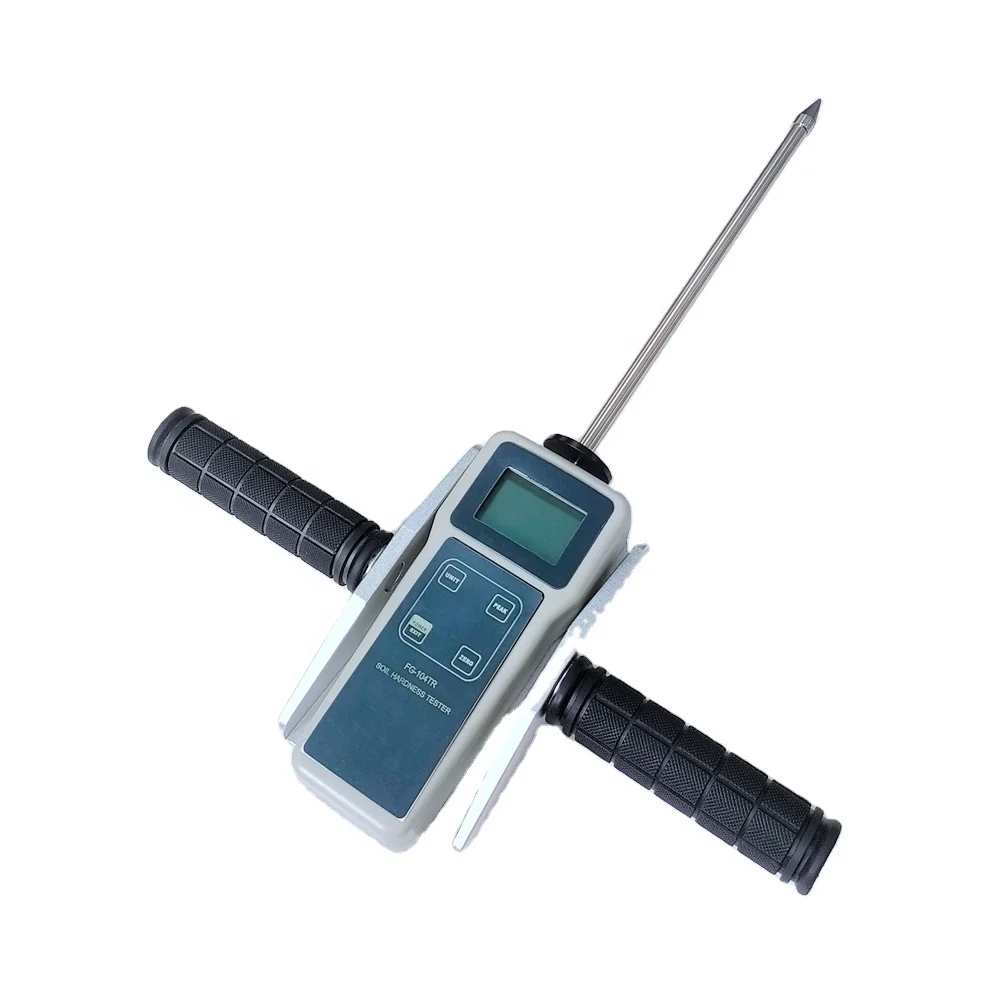 High Accuracy Portable TONY Soil Hardness Tester FG-104TR Digital Display High Capacity 2AA Battery Brinell Scale 0-30cm Depth 1