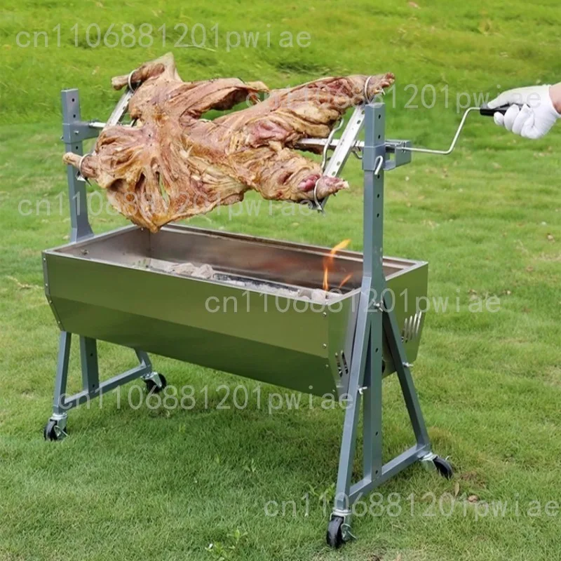 Grill Stand Camping Stainless Steel Firewood Stove Nature Hike Grill Cooking Accessories Camper Brazier Cookware