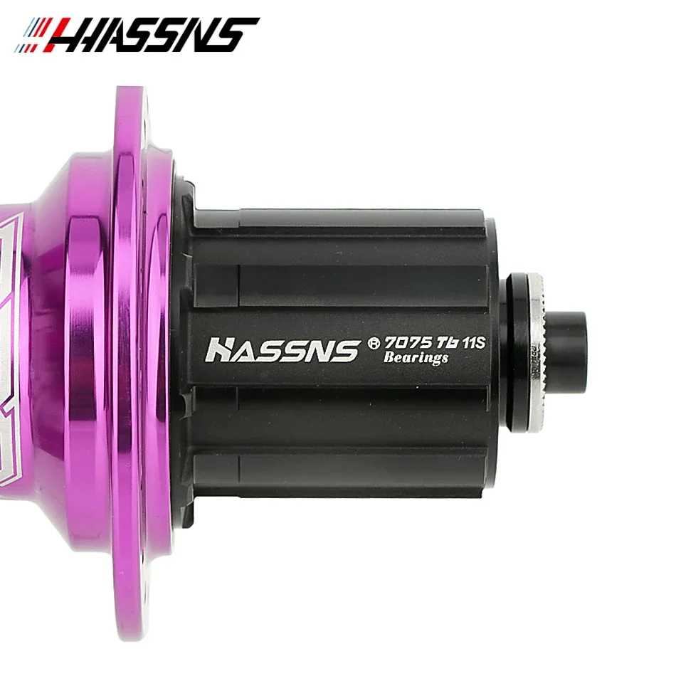 HASSNS PRO7 Bicycle Hub 32Holes J-Bend Spokes THRU Axle 12X142 HG/XD/MS 4Pcs Sealed Bearing for SHIMANO Mountain Bike Freehub