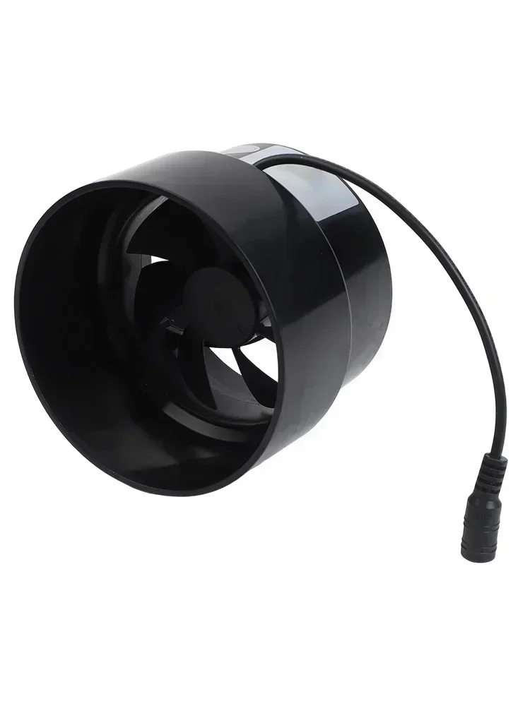 100mm-110mm Powerful Duct Fan 12V Ventilation Exhaust Fan For Home Outdoor Use Low-Noise Level Odor- Extraction Energy- Saving
