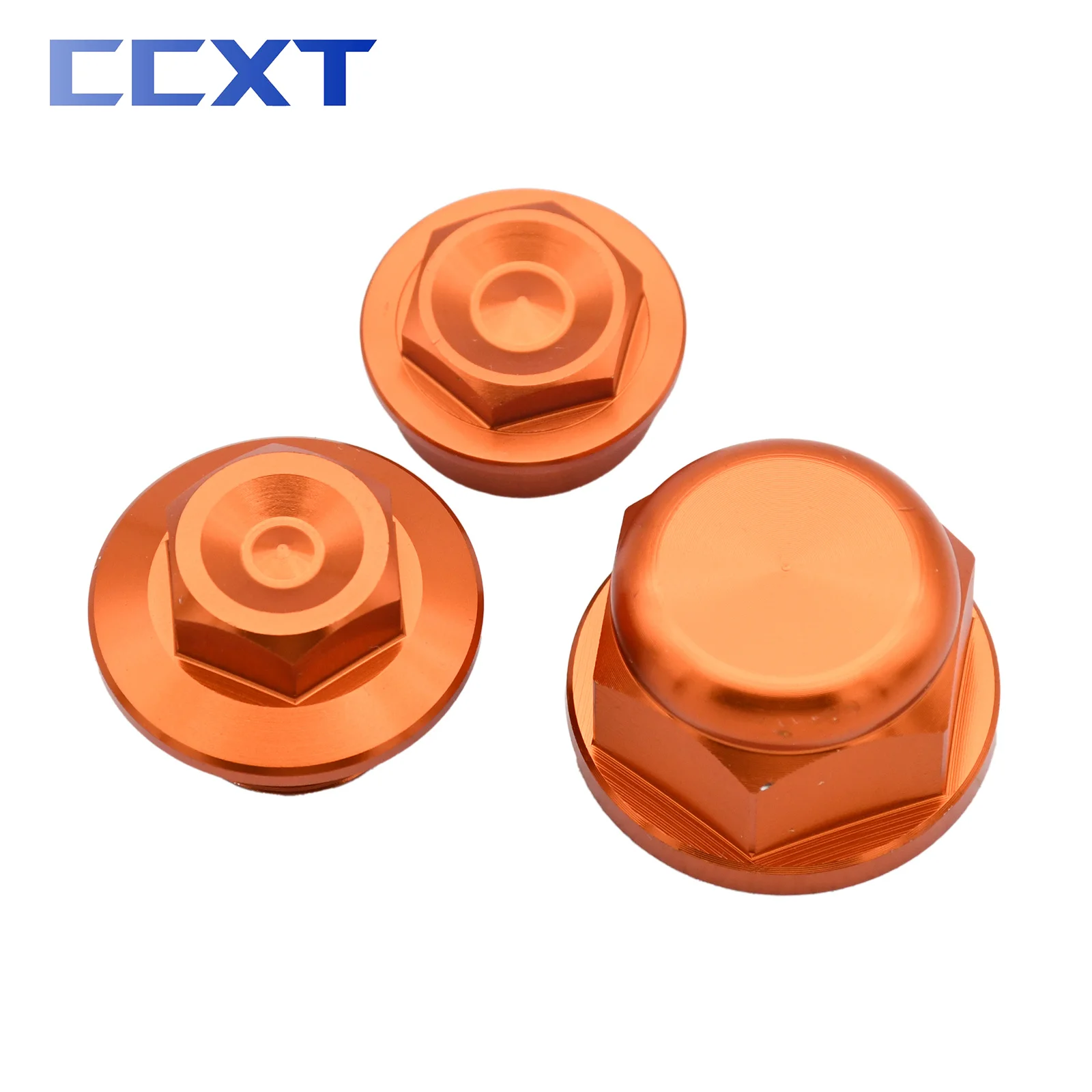 CNC Front Wheel Lock Nut Bolt Rear Chain Adjuster Axle Block Wheel Axle Nut Cocer For KTM EXC EXCF XC XCF XCW SX SXF 85-530 2022