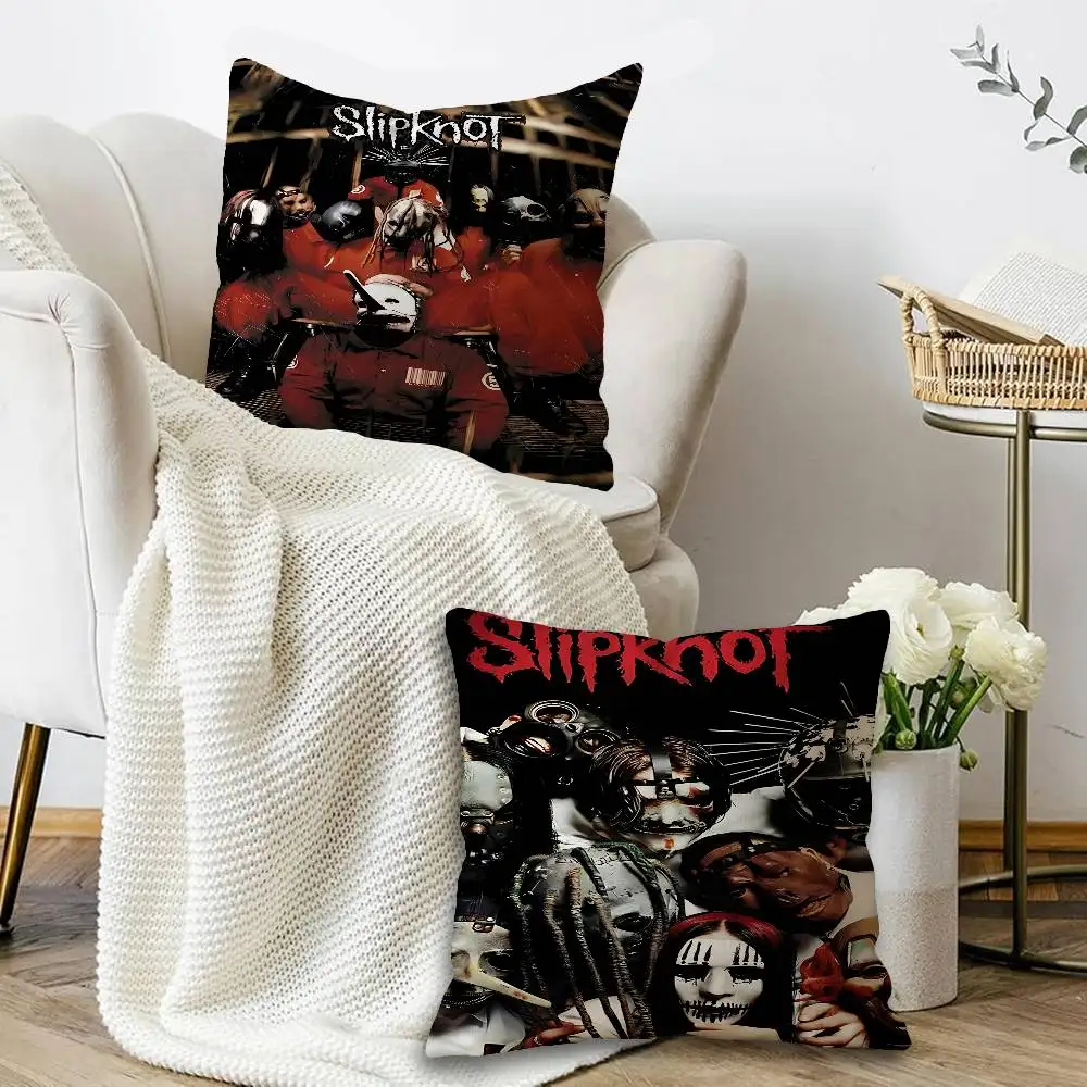 Band S-Slipknot Poster Self-Stick  Maple Design Cushion Cover Happy Autumn Harvest decor Holiday Decorati Pillow Cover