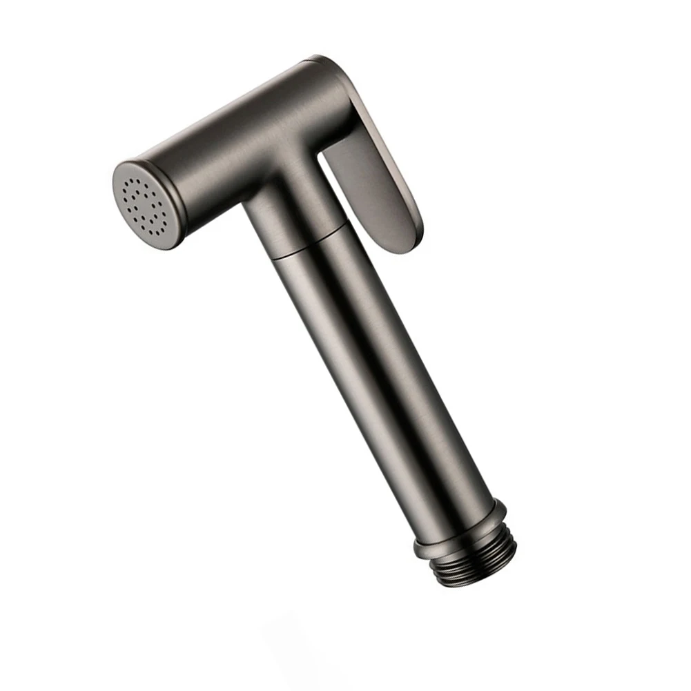 Stainless Steel Bidet Sprayer with Functional Design for Toilet Sanitation and Personal Cleansing Applications