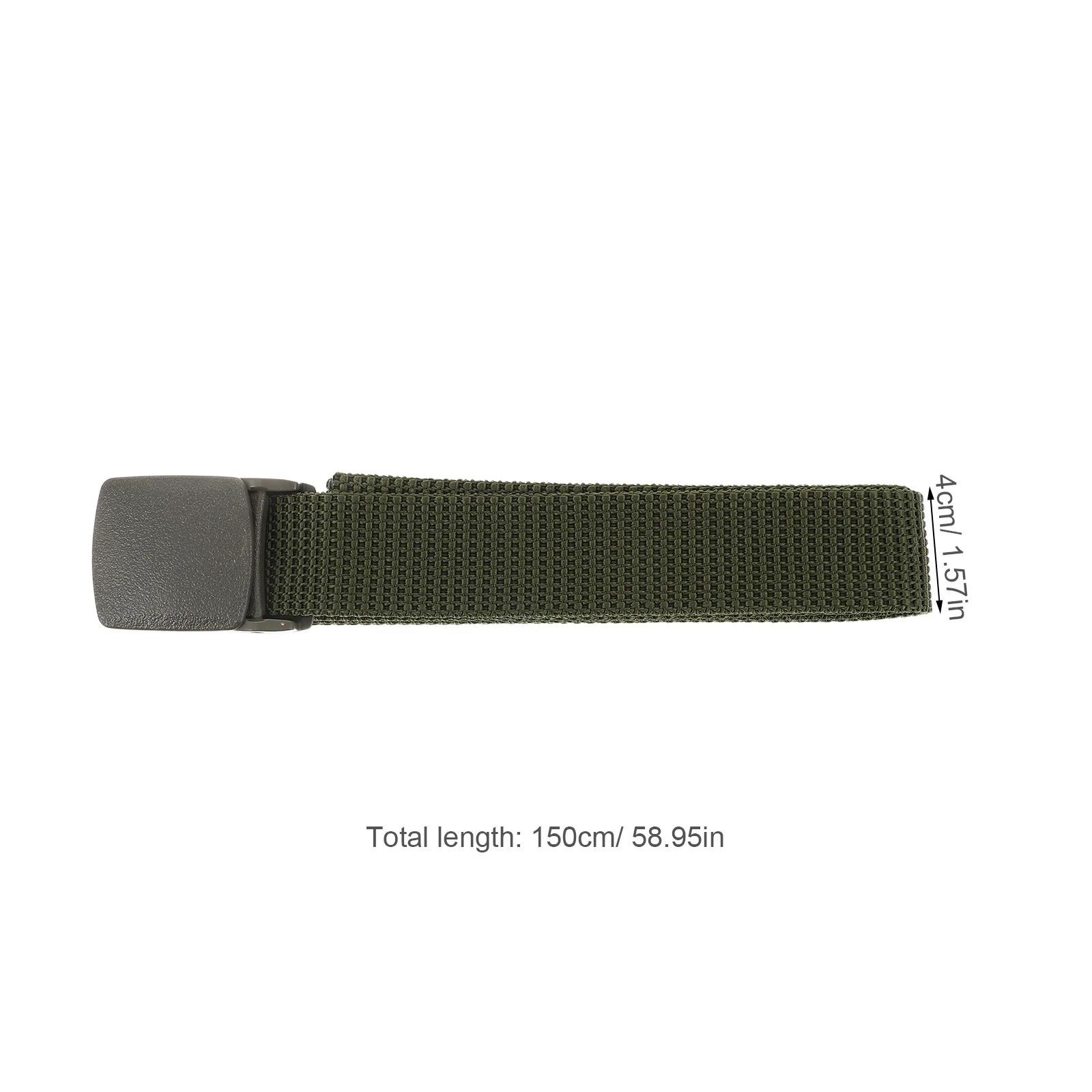 Cinturón táctico ajustable de lona de nailon para hombre, correa de utilidad resistente para senderismo al aire libre, cinturón de entrenamiento de montañismo, 4 Uds.