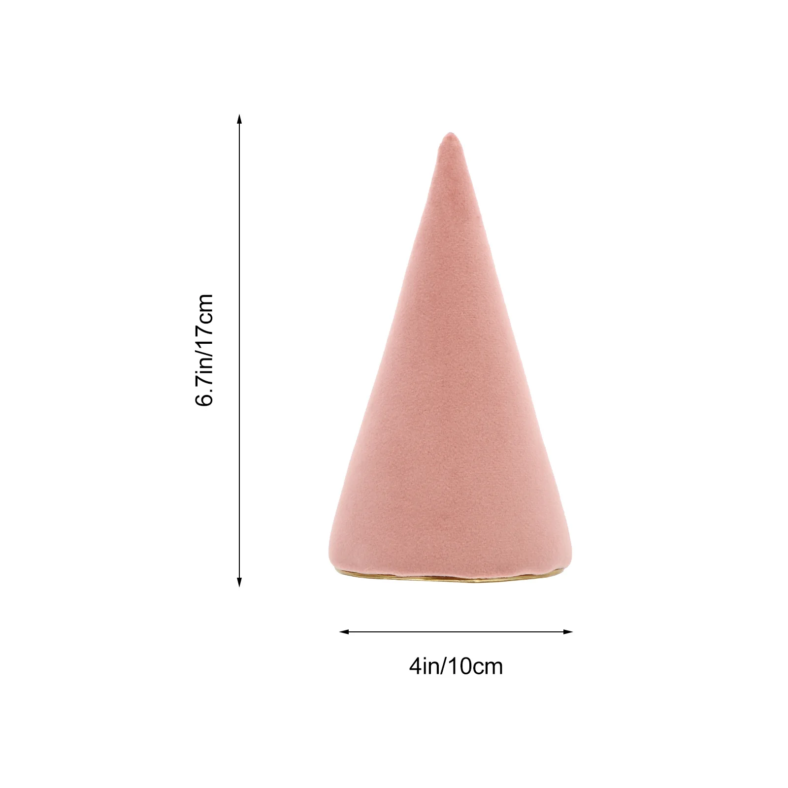 1Pcs Premium Material Circular Cone Shape Jewelry Holder Earring Necklace Organizer Eye-Catching Store Decoration