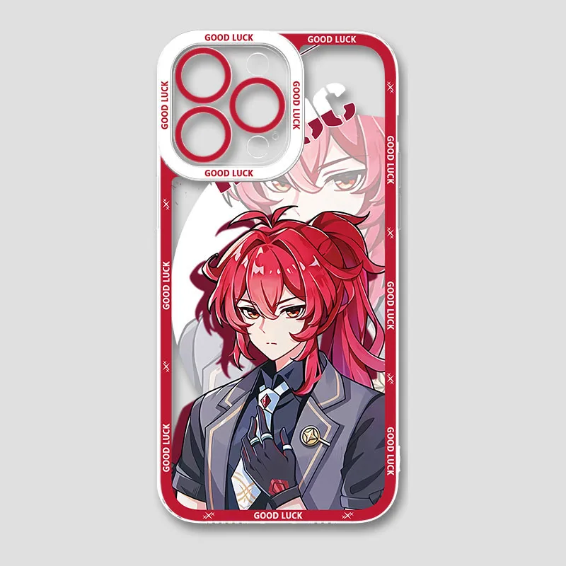 Case For Xiaomi Redmi Note 14 12 11 13 Pro Plus 4G 5G 12S 11S 10S 10 9 9S 12C 13C 14C A3 A4 Game Genshin Impact Furina Back Etui - view 4
