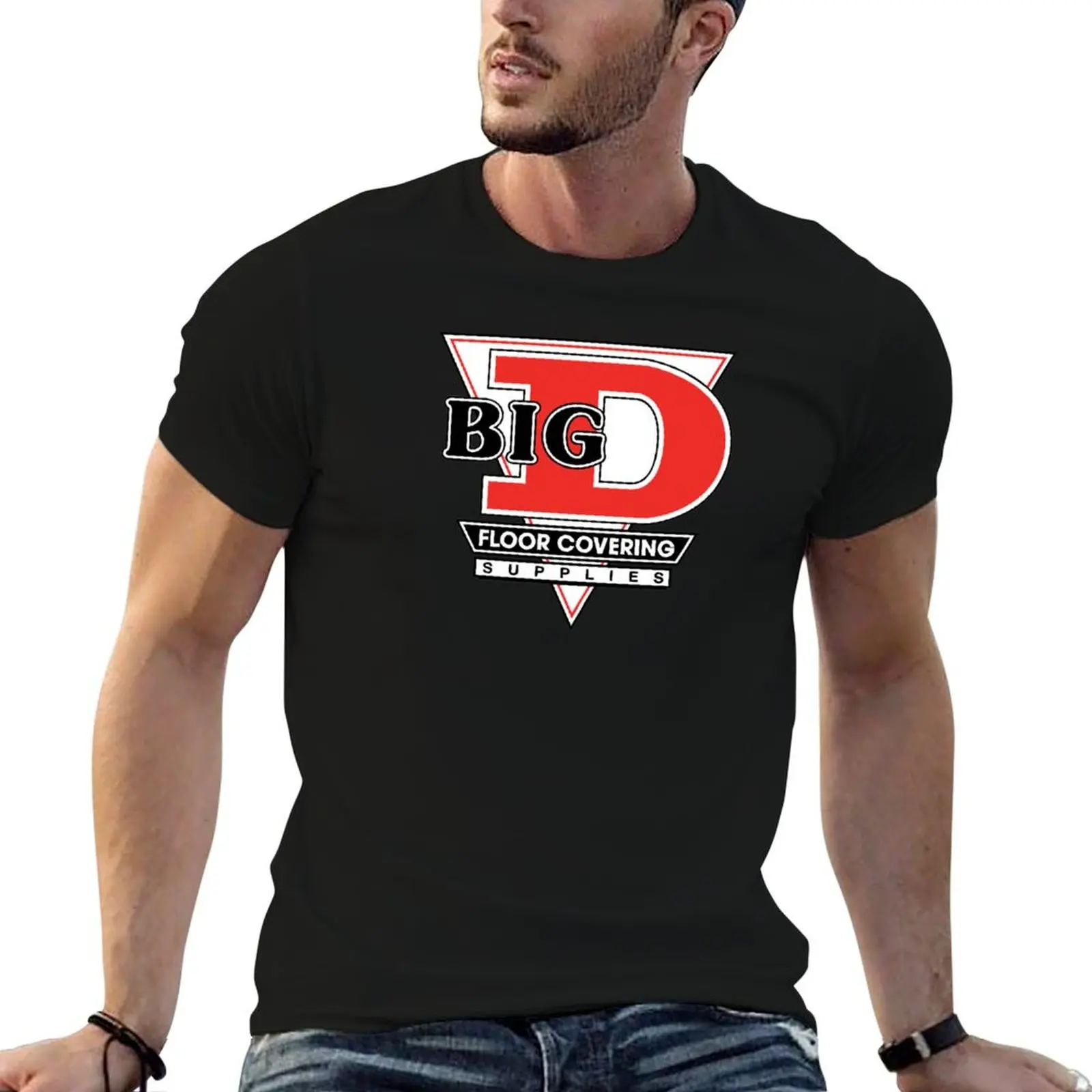 Big D Floor Covering Supplies T-Shirt funny meme t-shirts plus size clothes black t-shirts for men