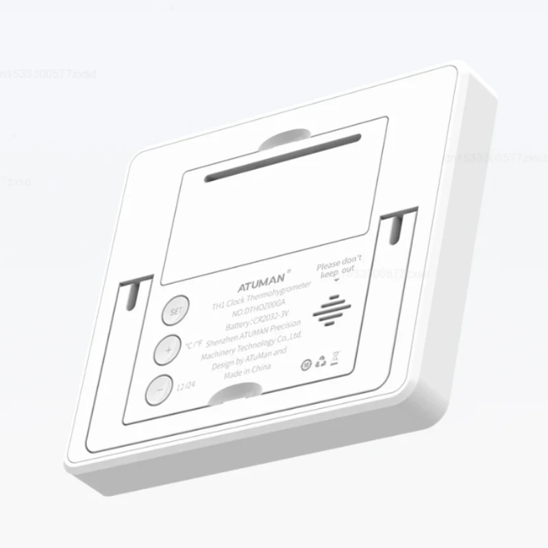 Imagem -06 - Xiaomi-duka Atuman Lcd Eletrônico Digital Temperatura Umidade Medidor Mini Relógio Sensor Higrômetro Interior