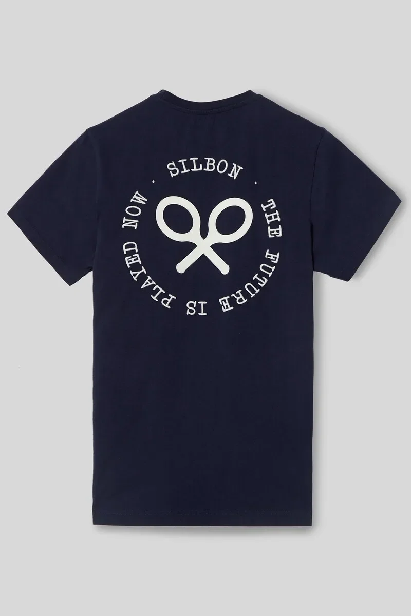 SILBON Fashion T-shirt for Men Y2K Tops Harajuku Luxury Brand Letter Printing Tee Summer Short Sleeve Tee Redtube