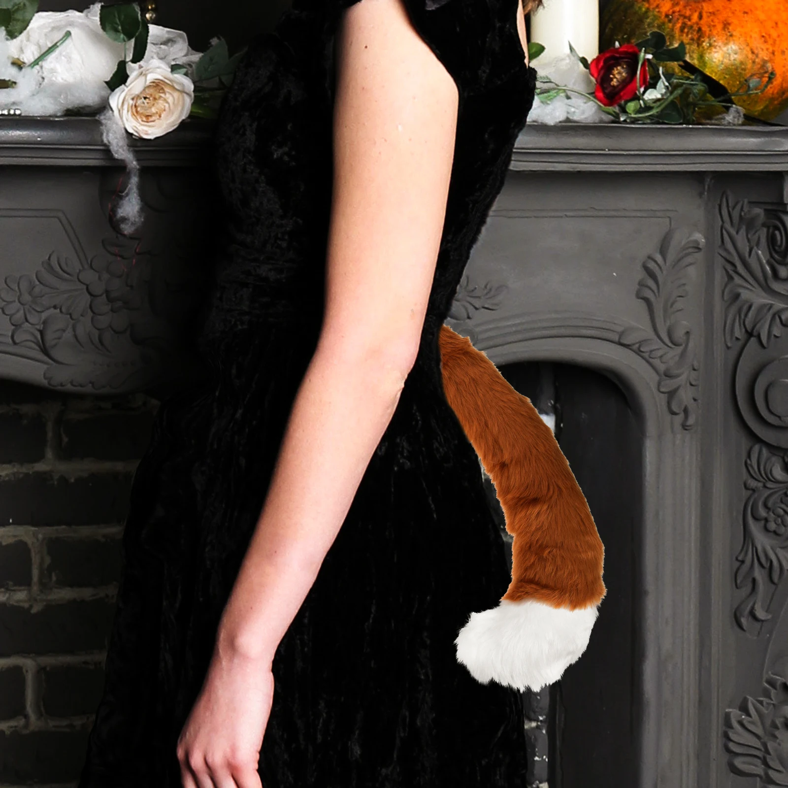 

1 set 1 Set Fox Ears Headband Party Costume Decorative Hairband Festival Masquerade Tail Prop For Kids Adults
