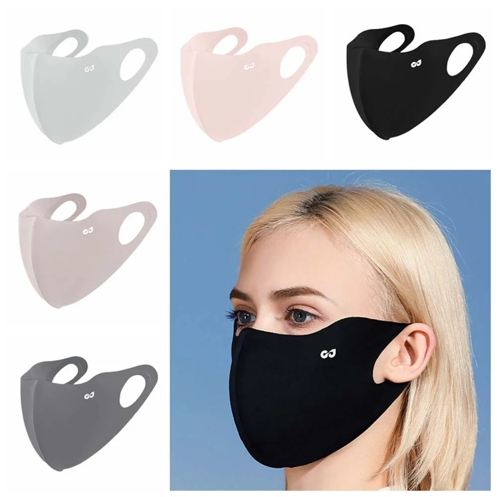 

UV Protection Ice Silk Mask Anti-UV Face Cover Face Shield Sunscreen Mask Ultraviolet-proof Adjustable Face Gini Mask Cycling