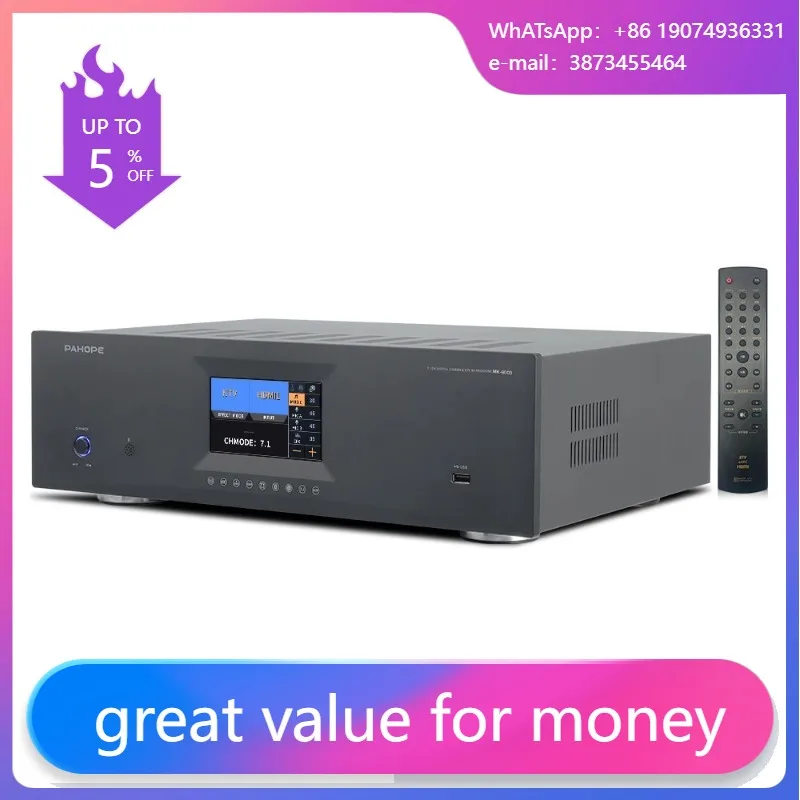 

7.1 Home Theater Systems Power Amplifier 3D/8K DTS Digital HD KTV Karaoke Audio Av Receiver Sound Amplifier