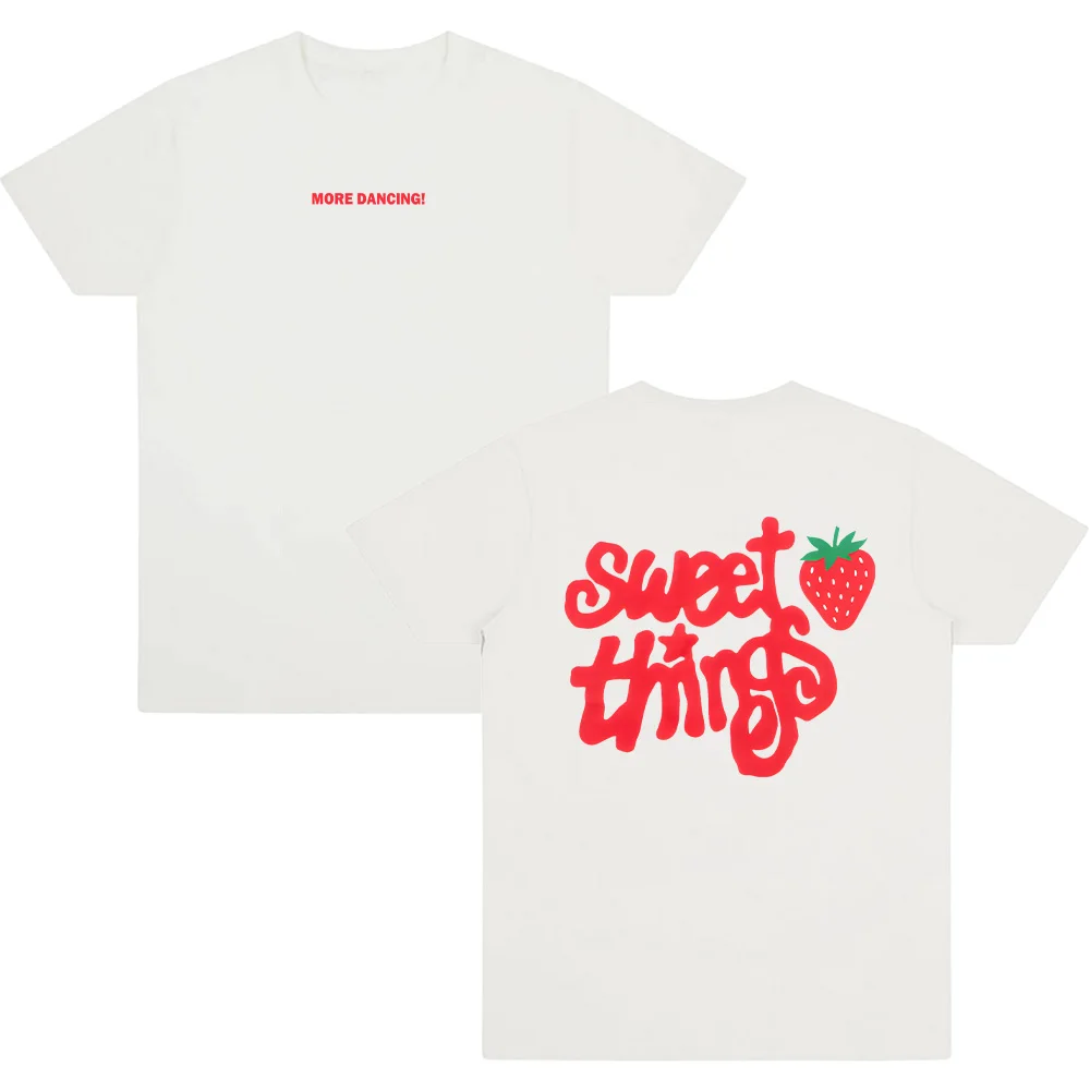 Olivia Dean Sweet Things T-shirt Moda Nuovo Merch Donna Uomo T-shirt in cotone Estate Casual Manica corta Tee Comfort Y2k Abbigliamento