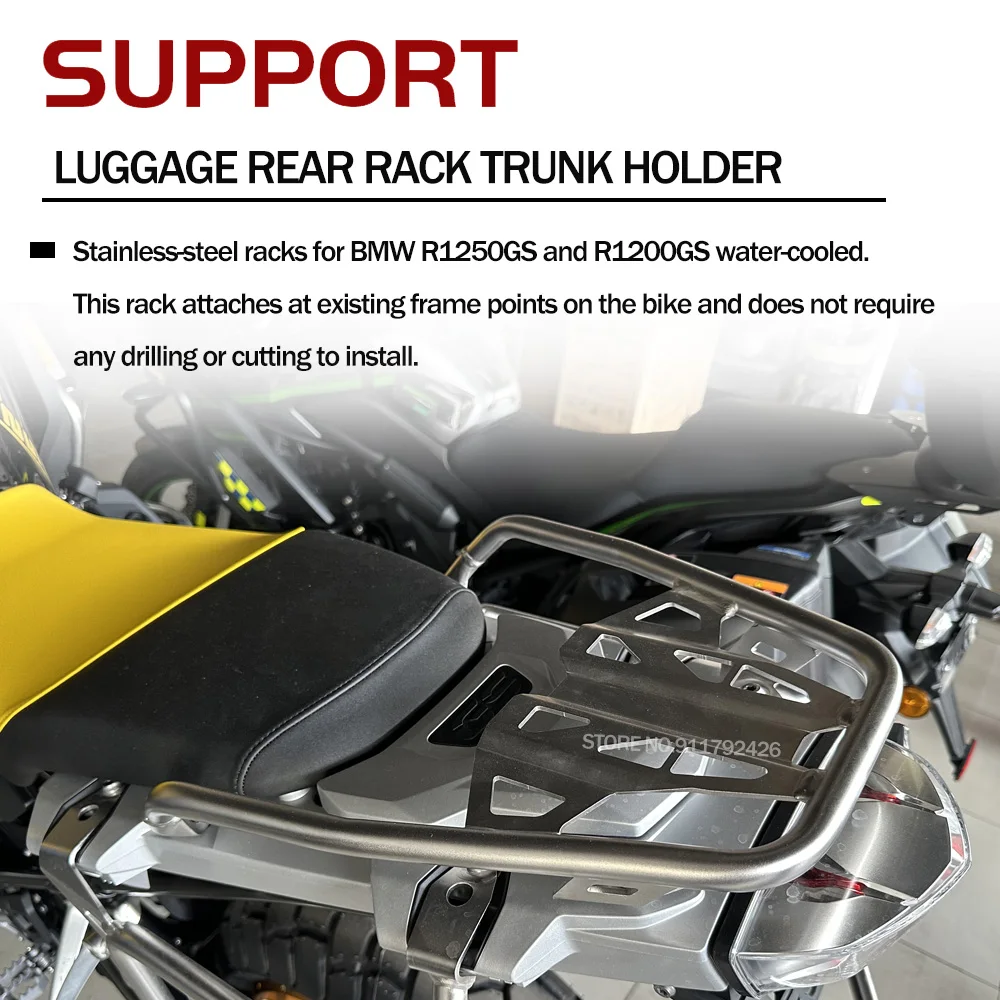 Luggage Tail Rack Rear Seat Tail Box Top Case Bracket For BMW R1250GS R1200GS Adventure R 1200 R1250 R1200 GS LC ADV 2013-2022