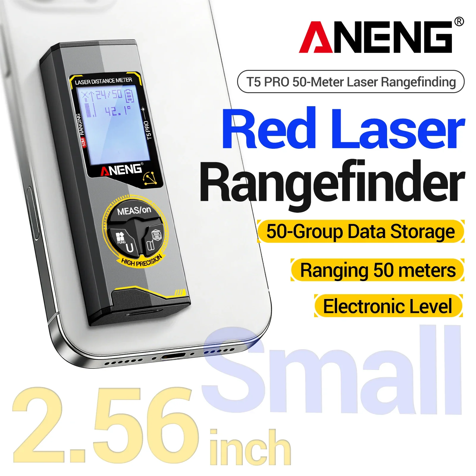 aneng-mini-laser-distance-meter-30m-50m-usb-rechargeable-±2mm-high-precision-laser-rangefinder-handheld-measuring-tool