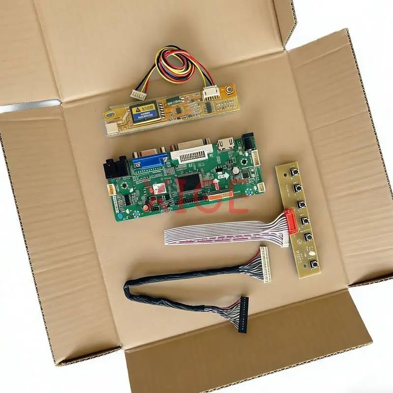 

Плата контроллера матрицы, совместимая с B170PW05 B170PW06 B170PW01 B170PW03, LVDS 30-контактная, 1-CCFL, HDMI+DVI+VGA, 1440x900, 1440*900, DIY-комплект