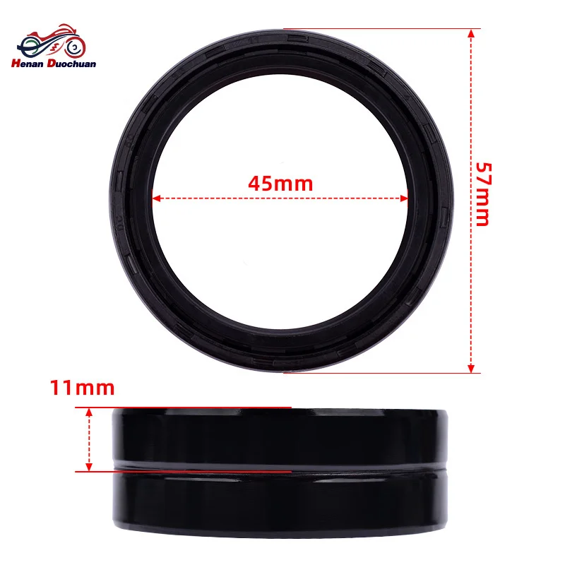 45x57x11 / 45 57 11 Motorcycle Front Fork Damper Oil Seal and Dust seal  For Honda CBR 600 RR 900 GL1500 45*57*11 #G