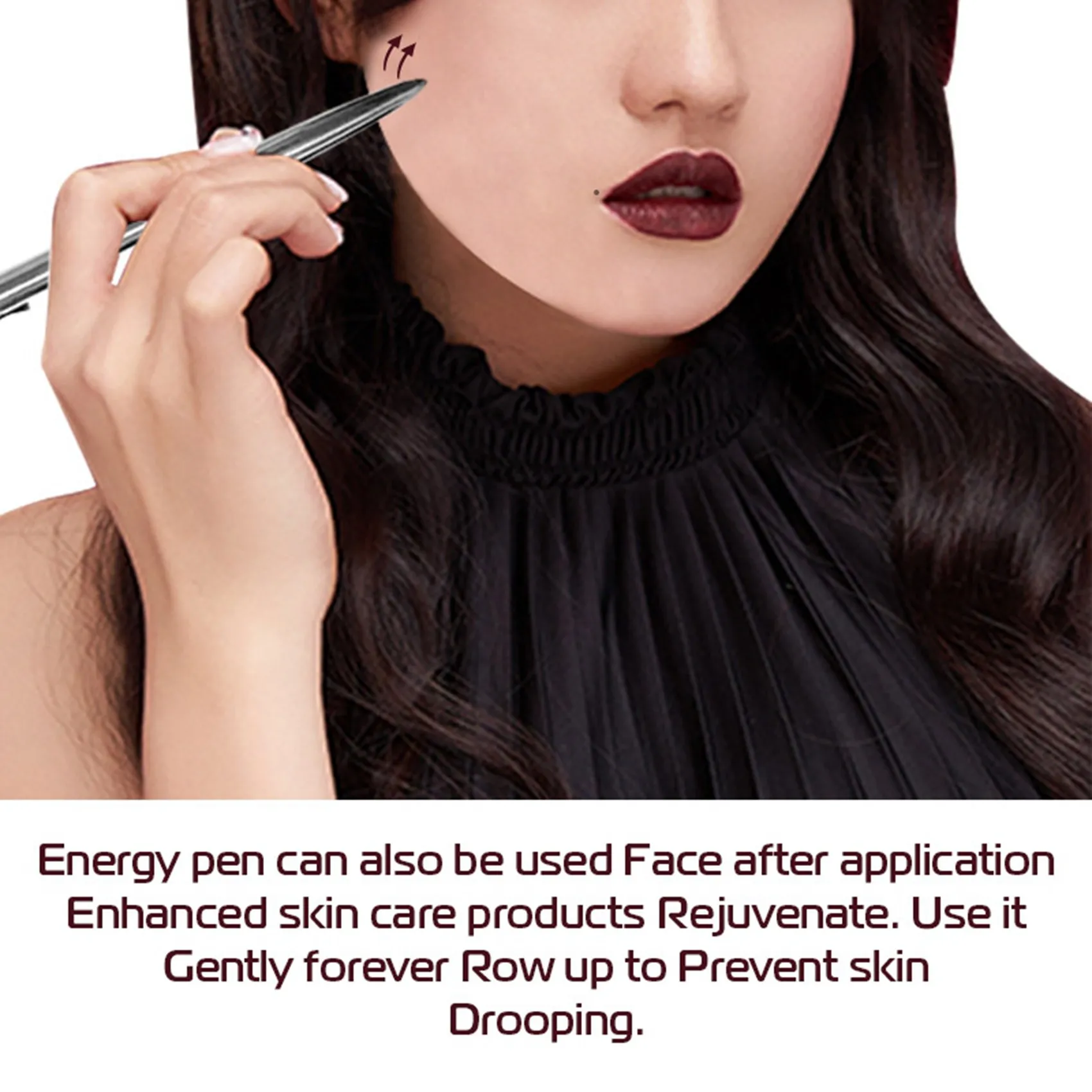 Negativo Ion Energy Wand Pen, Água Alcalina Stick, Ativação NANO, 2 pcs