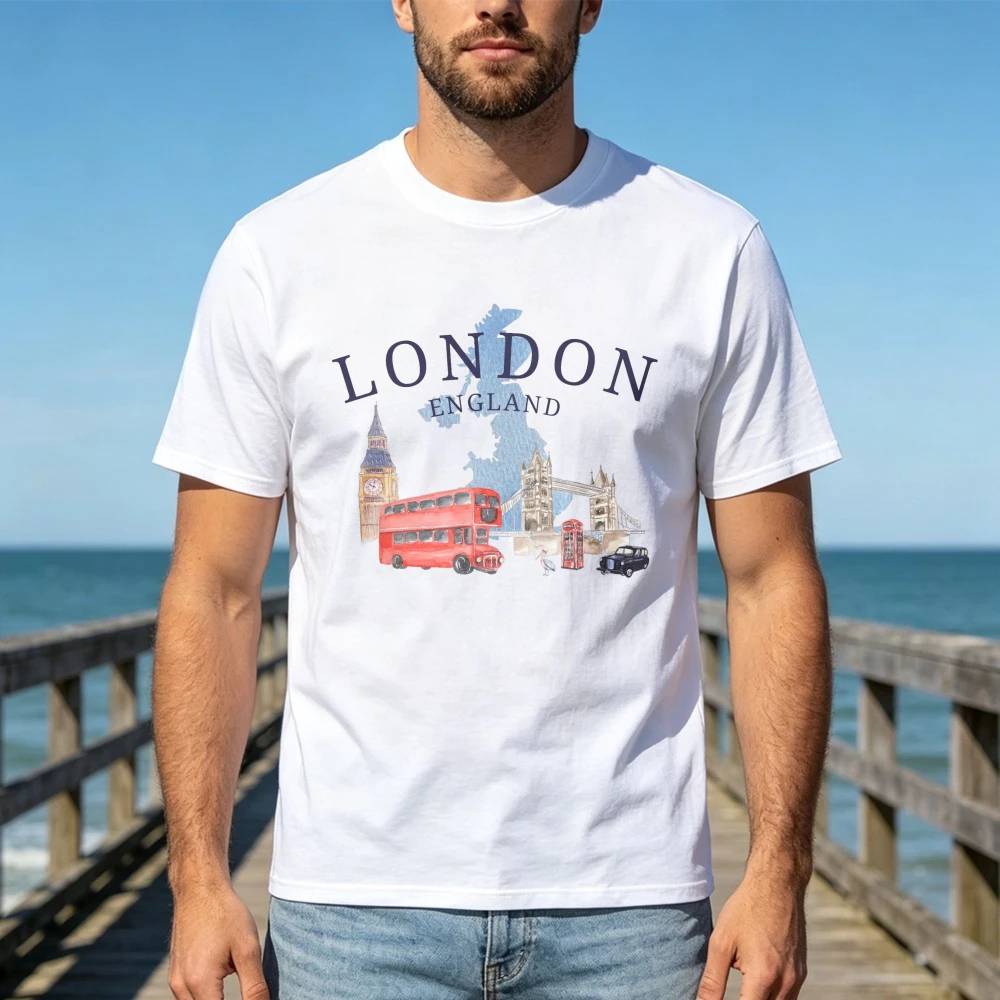 Women'S Fashion London - Mode Londen Engeland T-shirt Verenigd Koninkrijk