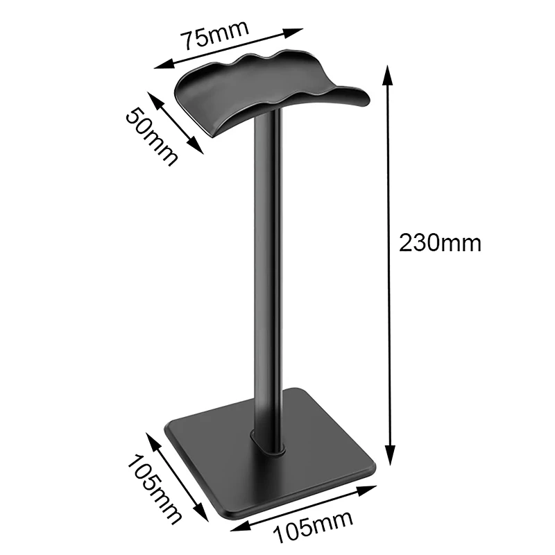Aluminium Legierung Kopfhörer Ständer Halter Platzsparende Gaming Headset Ständer Rack Desktop-Organizer Display Kopfhörer Aufhänger Halterung