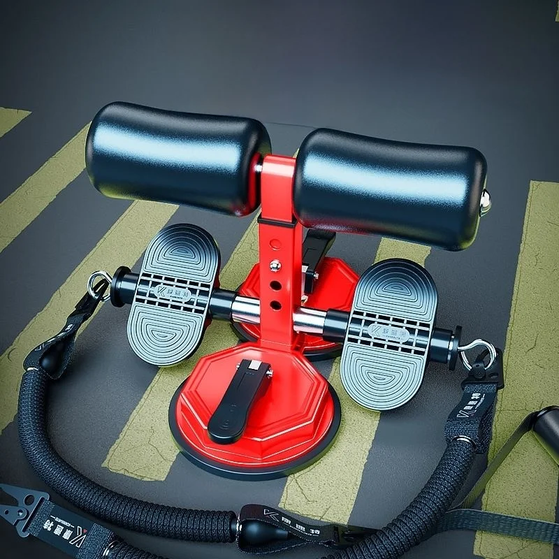 Variant: [classic upgrade] sit-ups with tension rope - chinese red