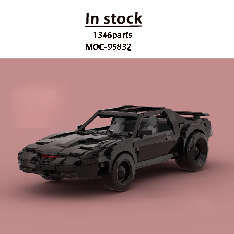 

MOC-95832 Новая черная спортивная модель легендарного суперкара для сборки, 1346 деталей, конструктор для мальчиков, подарок на день рождения и Новый год