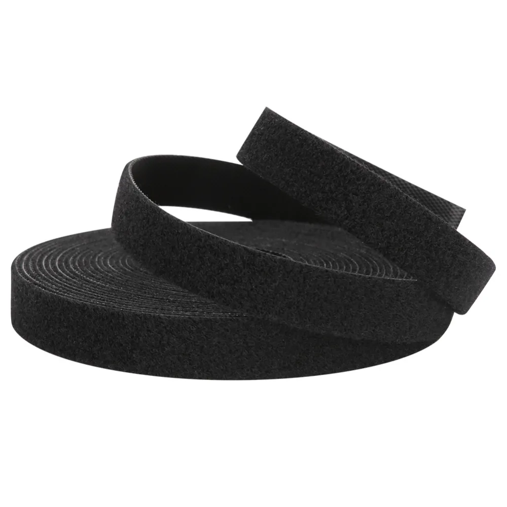 4 Pcs Durable Reusable Hook and Loop Tape Adjustable Heavy Duty Double-Sided Straps Hook and Loop Roll Outdoors Activities