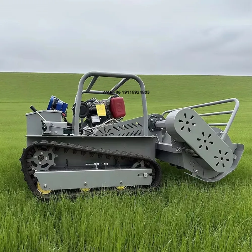 High Quality New Y10 Remote Control Agriculture Brush Cutter Lawn Trimmer Robot Flail Lawn