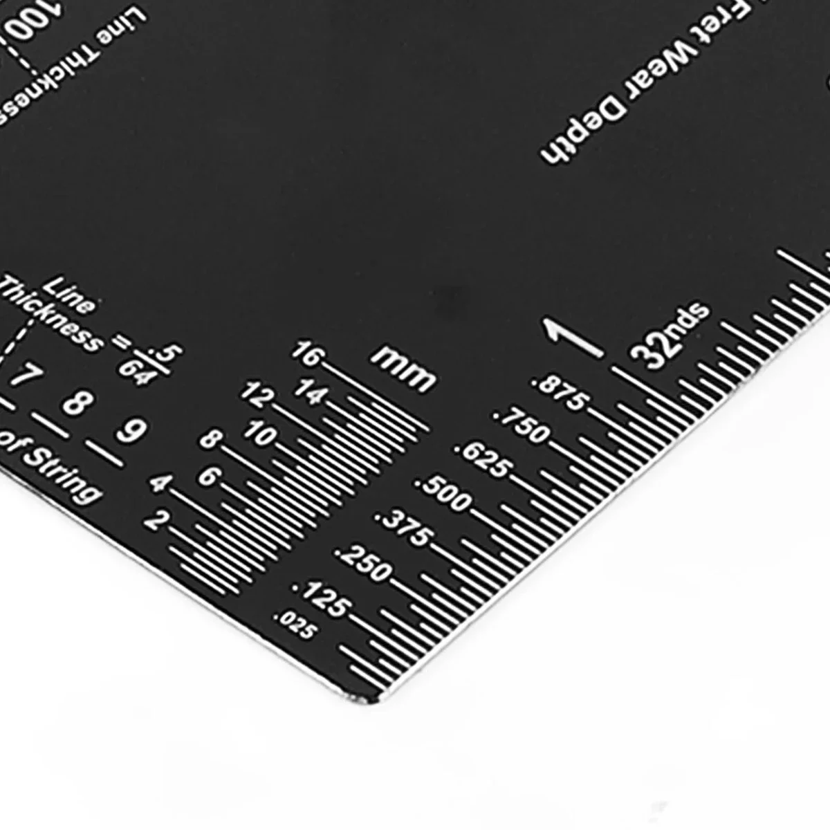 String Action Gauge Ruler Guitar Setup Gauge String Fret Luthier Measuring Tool For Electric Acoustic Bass Guitars