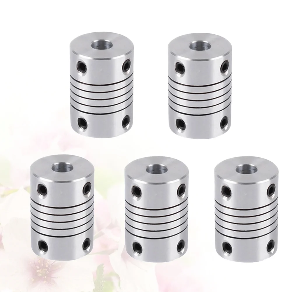 

5 шт. эластичных муфт для соединения вала энкодера шагового двигателя, адаптер для 3D-принтера и гравировального станка, гибкое демпфирующее крепление