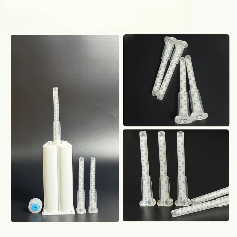 5pcs/set MAH 05-13D Swiss MIXPAC Static Mixing Tube Suitable for A-series 1:1/2:1 50~75mL Rubber Cylinder