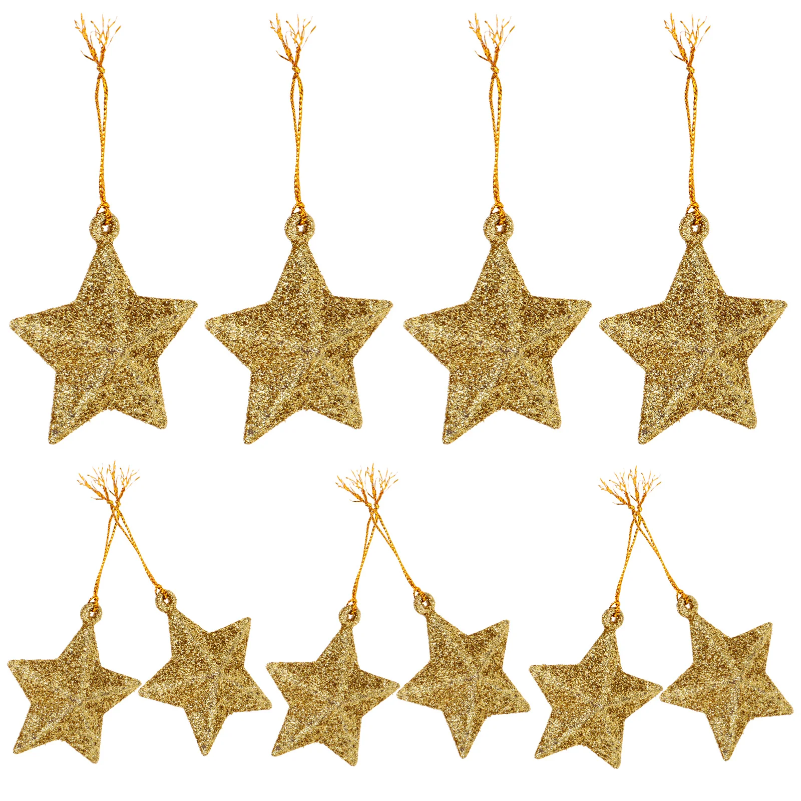 

24 Pcs Pentagram Christmas Tree Decorations Xmas Party Ornaments PVC Pendants Outdoor Chocolate Staff