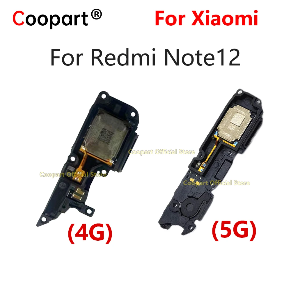 New Loud Speaker For Redmi Note 12 4G 5G Buzzer Ringer LoudSpeaker Replacement Part 23021RAAEG 23021RAA2Y 23027RAD4I 23028RA60L