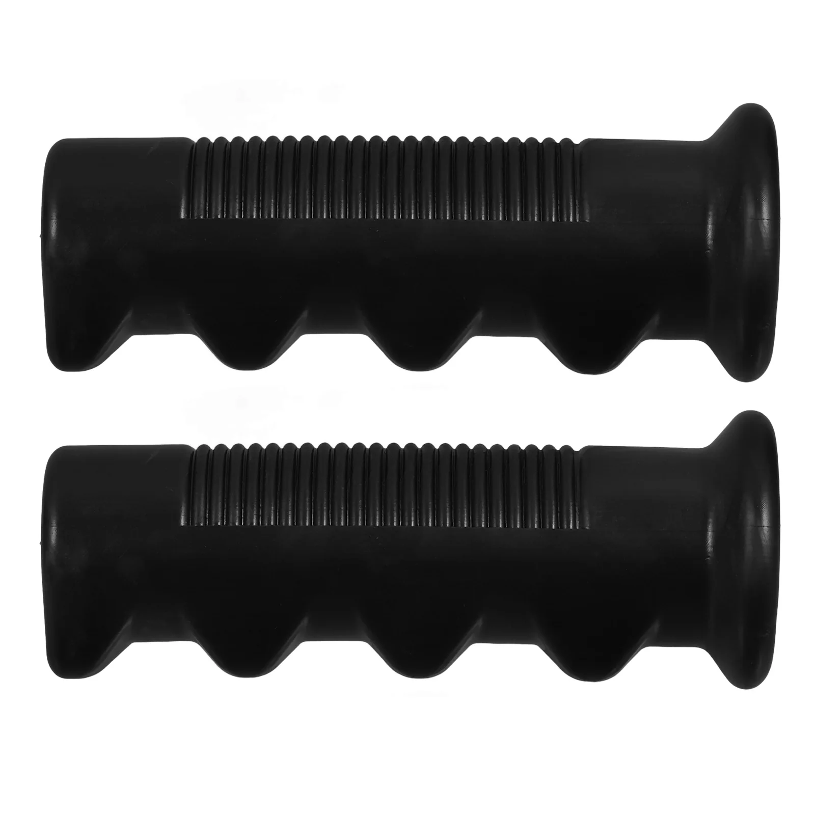 

2 Pcs Anti slip H Cover 25mm Diameter 110mm PVC Wheelchair Parts Universal Protector Grocery Cart Trolley Replacement