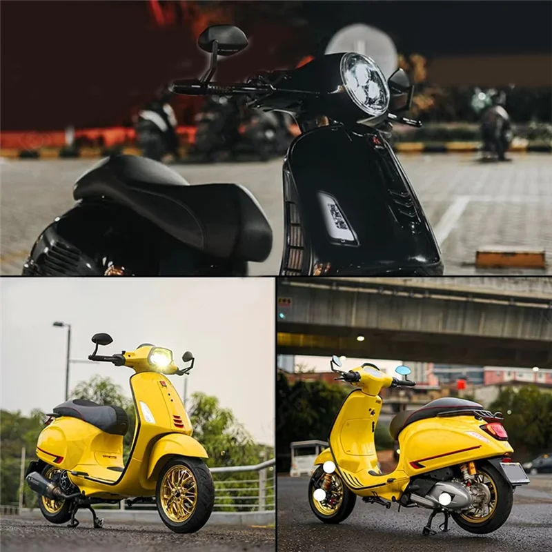 

A51K-For Vespa Sprint 150 S150 GTS300 GTV RA Motorcycle Handlebar Mirrors Rear View Mirror