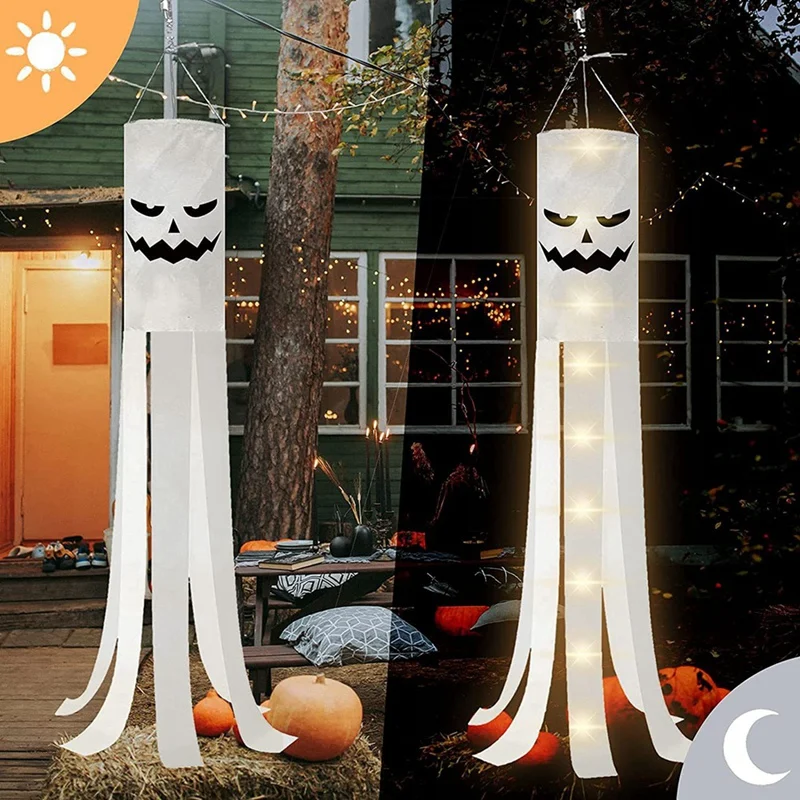 Halloween Wind Tube Flag Outdoor Ghost Festival Ghost Flag Horror Festival Flag Wind Sock