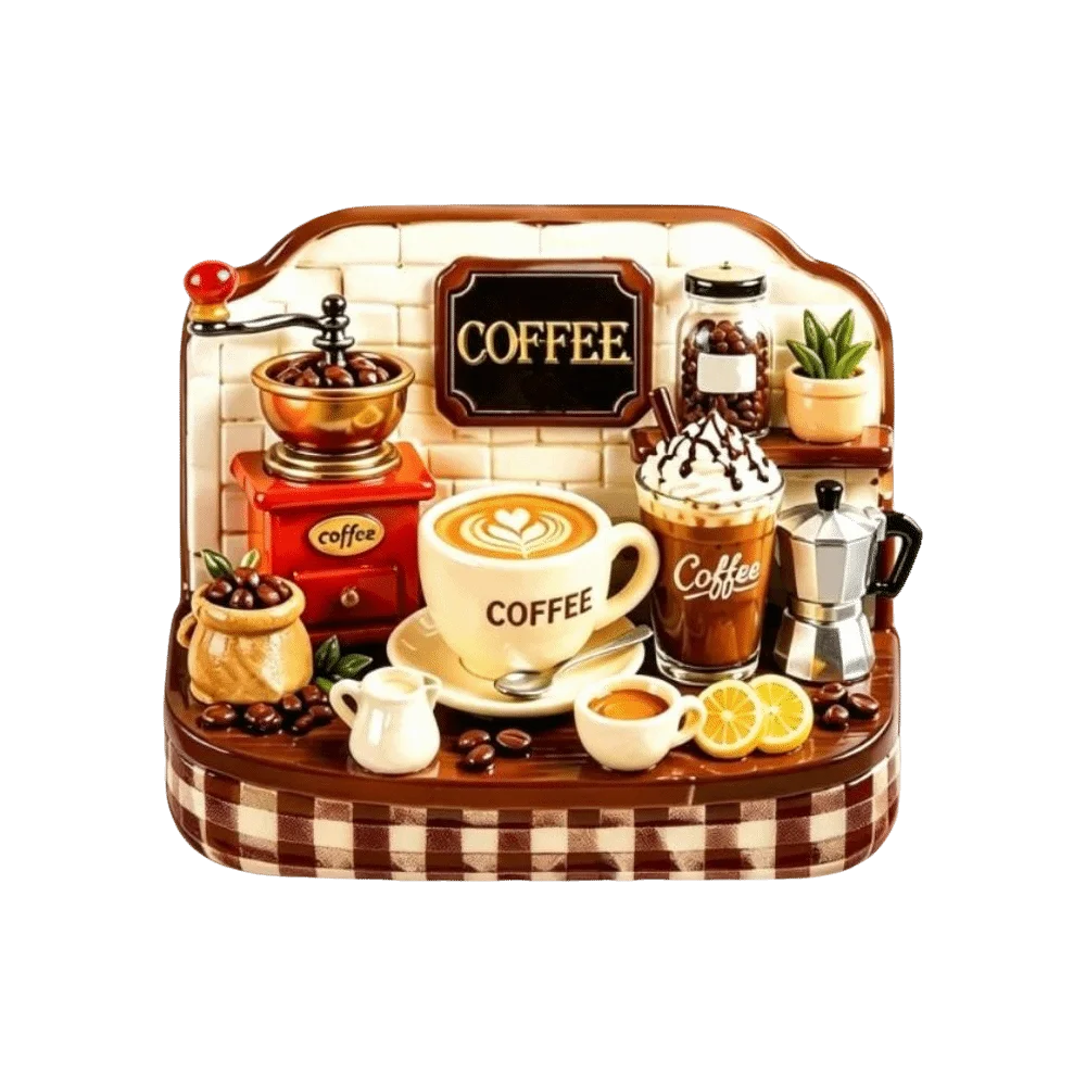 God of Wealth Refrigerator Magnet House Shop Shape Home Decoration Emboss Design Rustic Style Magnetic Sticker Gift