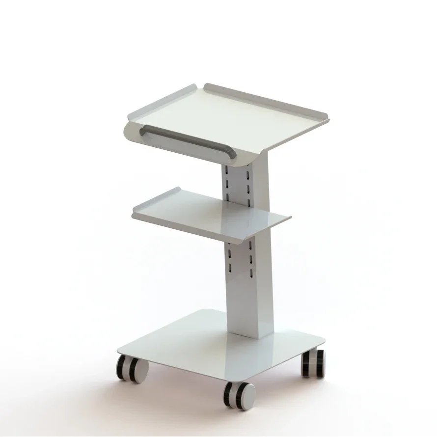 3 Layer Socket Medical  Salon Trolley metal  Tool storage Cart White  Mobile stand