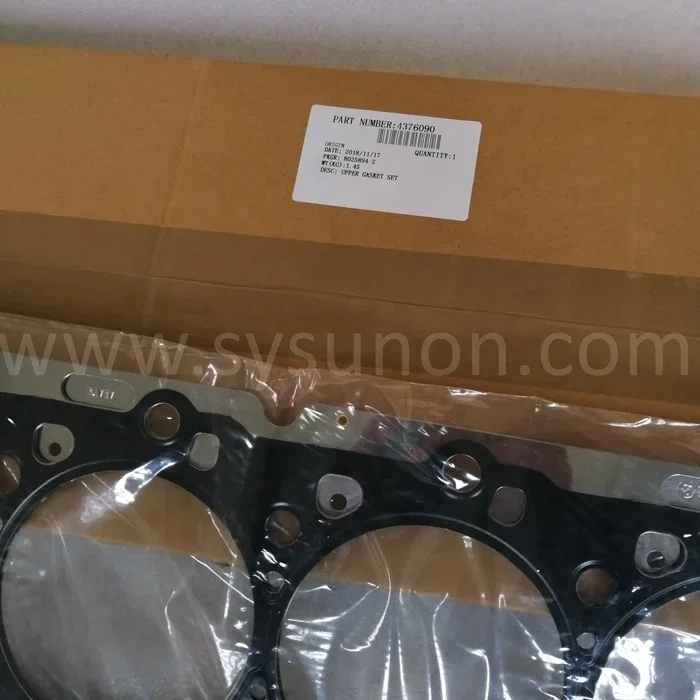 China Factories ISBe ISDe QSB6.7 Diesel Engine Overhaul Kit Upper Gasket Kit 4376090