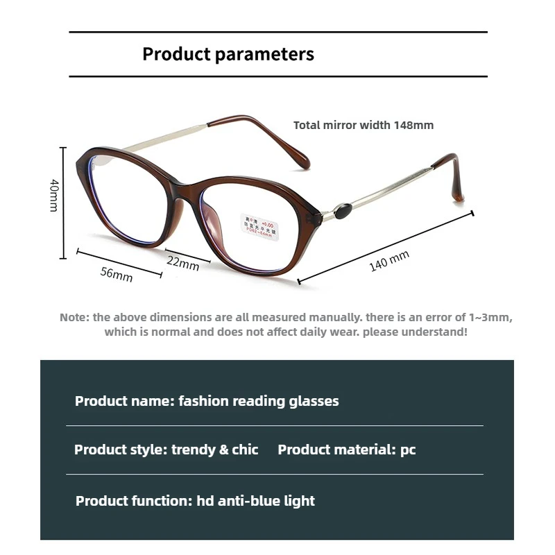 جديد عصري القط العين مكافحة الضوء الأزرق نظارات للقراءة الرجعية مكافحة التعب عالية الوضوح الراحة طول النظر الشيخوخي نظارات #6