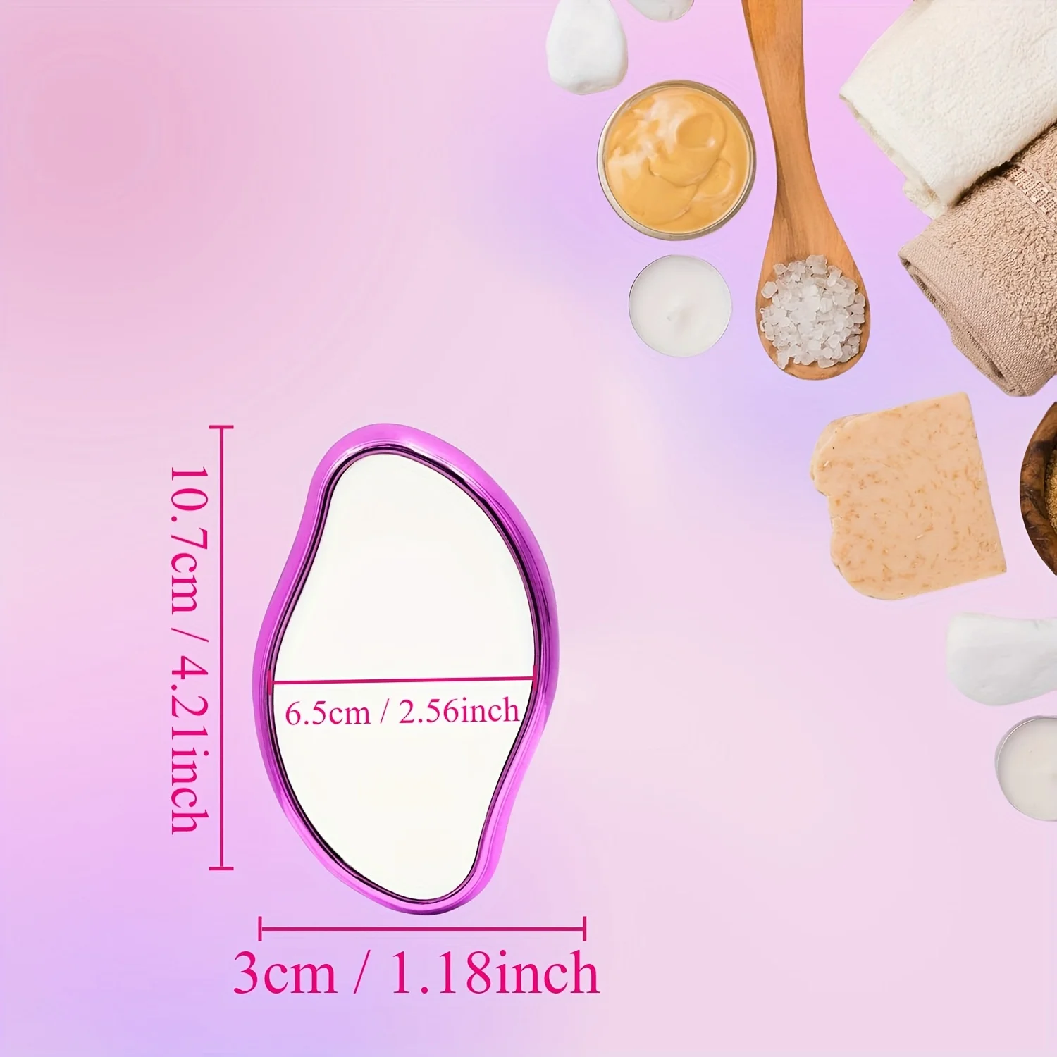 Goma de borrar de cristal para mujeres y hombres, eliminador de vello de cristal reutilizable, portátil, mágica, indolora, exfoliación, herramienta de depilación, lavab