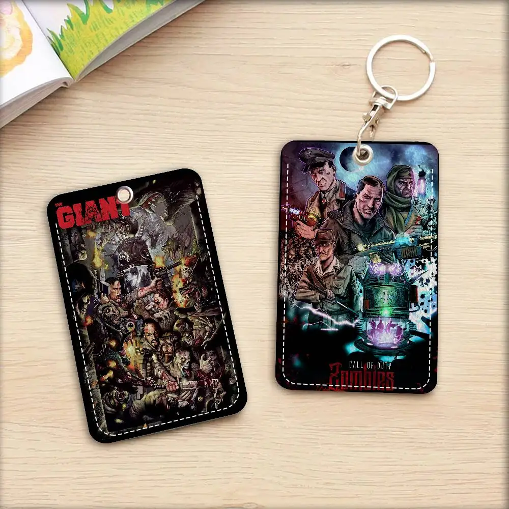 سمك القد الزومبي الكلاسيكية خمر بطاقة البنك مترو الانفاق حافلة حامل بطاقة المفاتيح حلقة رئيسية الباب الوصول العلامات بطاقة الهوية حالة المفاتيح الوصول #6