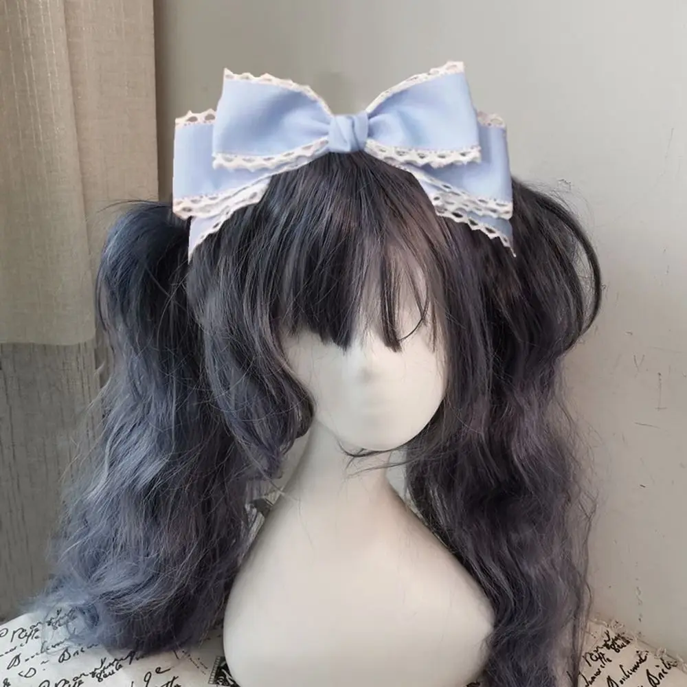 Sweet Lace Ribbon Lace Hairpin Hair Decor Handmade Cosplay Headdress Bowknot Headwear Cosplay