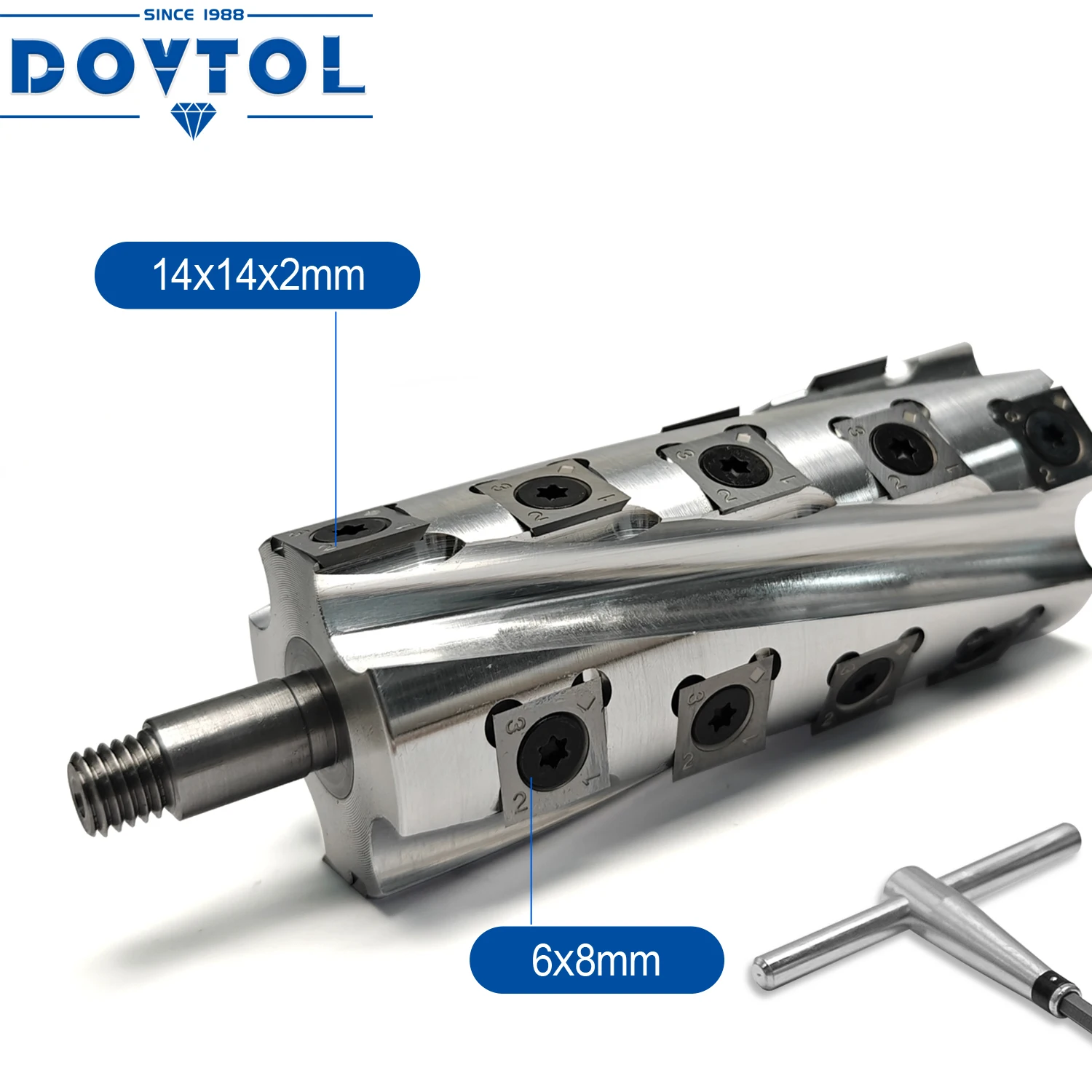 งานไม้เครื่องมือ helical เครื่องตัดเกลียวหัวเกลียวใบมีดเพลาสําหรับ makita 1911B ไม้กบ Thicknesser เครื่องกบใบมีด
