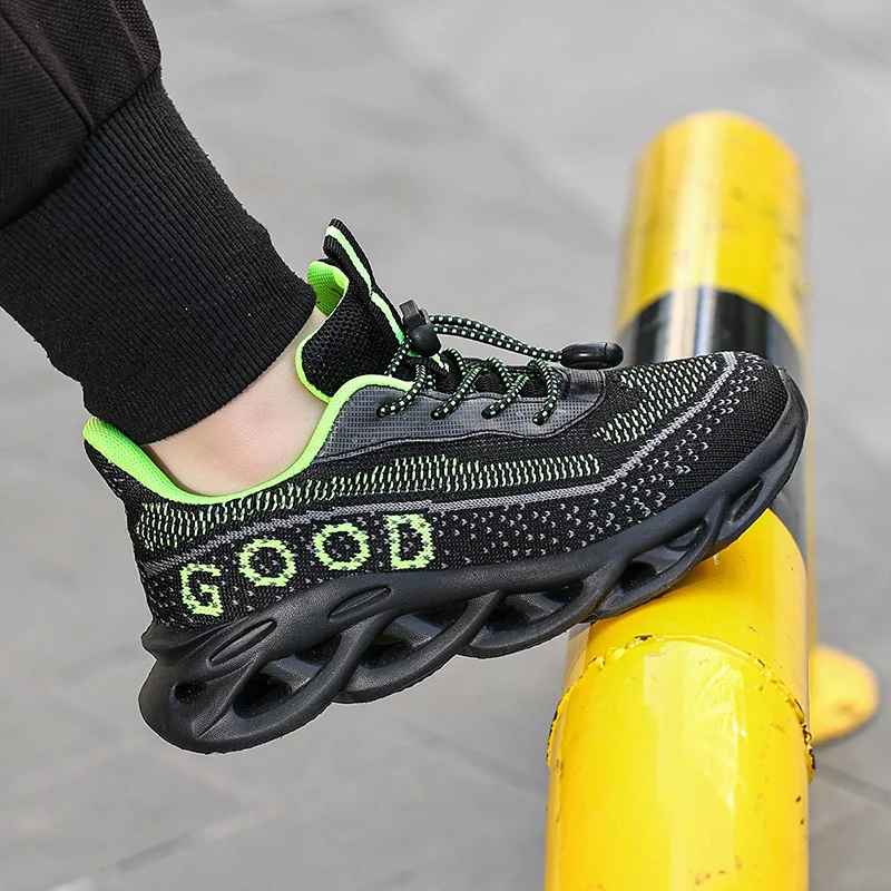 Spring Summer Fashion Children's Running Shoes Breathable Weaving Sports Shoes Boys Trainers Platform Outdoor Sneakers Kids 2026